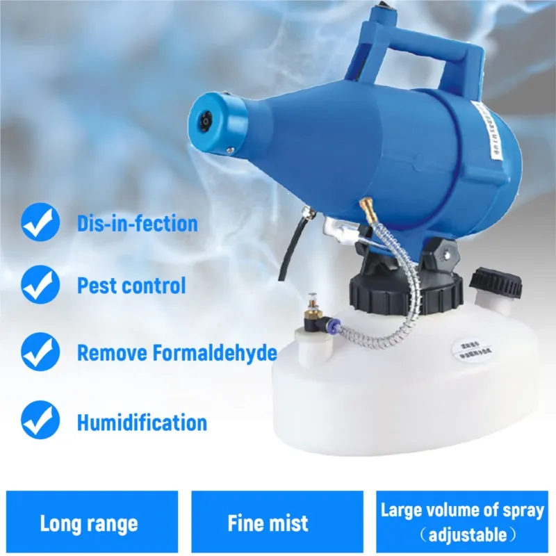 Clearance ! Portable Sprayer Electric ULV Fogger Portable Ultra-Low Volume  Sprayer Fine Mist Blower 4.5L for home garden