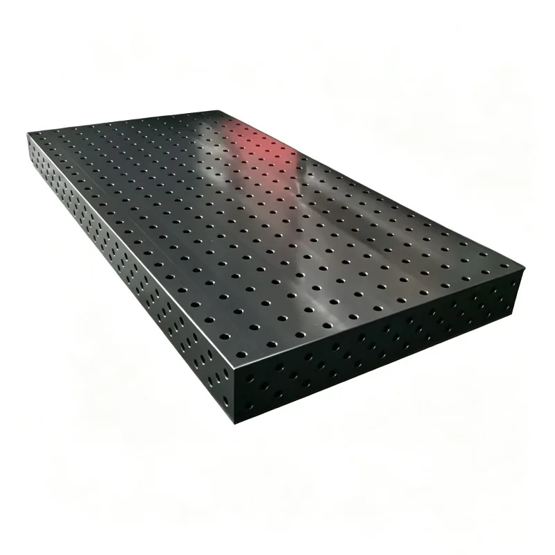

New nitride three-dimensional flexible sheet metal body welding workbench multi-port robot system 10001000200mm