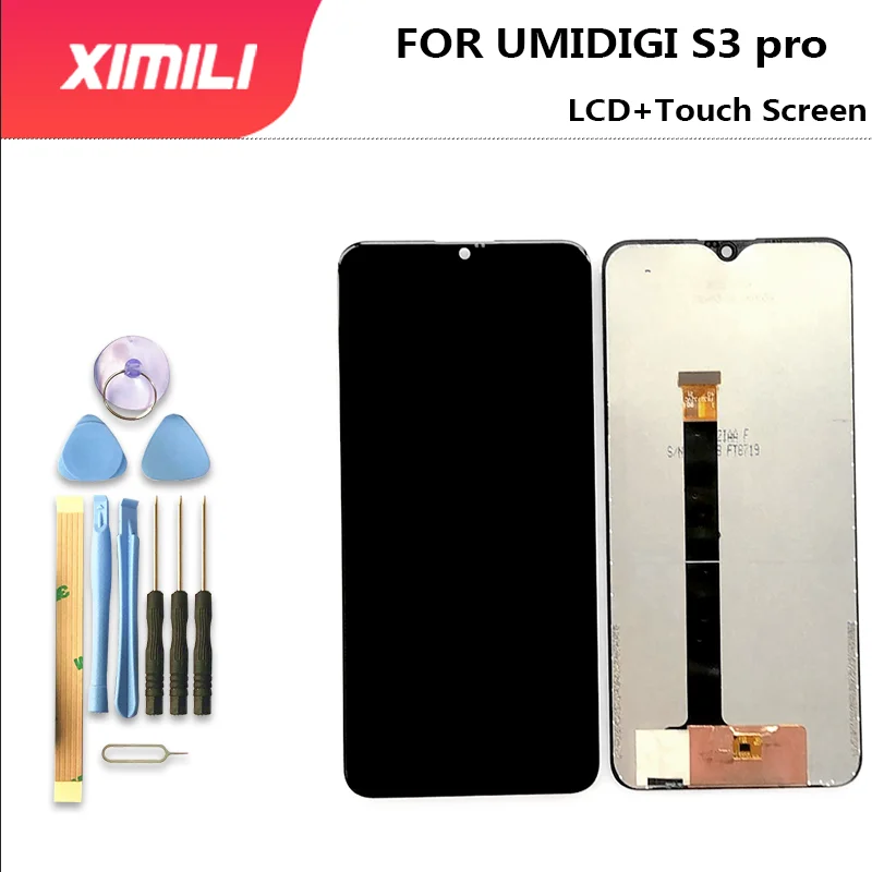 6.3'' Original For Umidigi S3 PRO LCD Display + Touch Screen Digitizer Assembly Replacement For UMIDIGI S3PRO + Tools