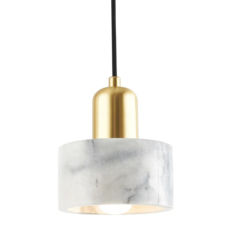 

Nordic bedroom bedside single head small chandelier retro European ins modern simple restaurant