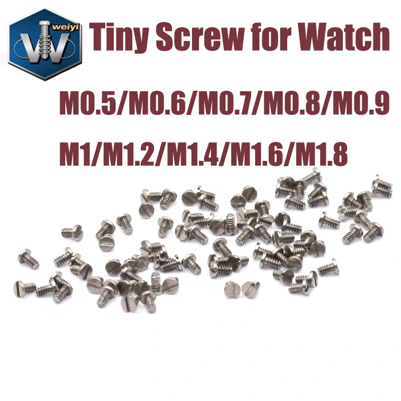 Weiyi 10pcs Watch Movement Accessories For 2824 2834 2836 2846 Movement Splint Screws Movement 2892 Splint Screws