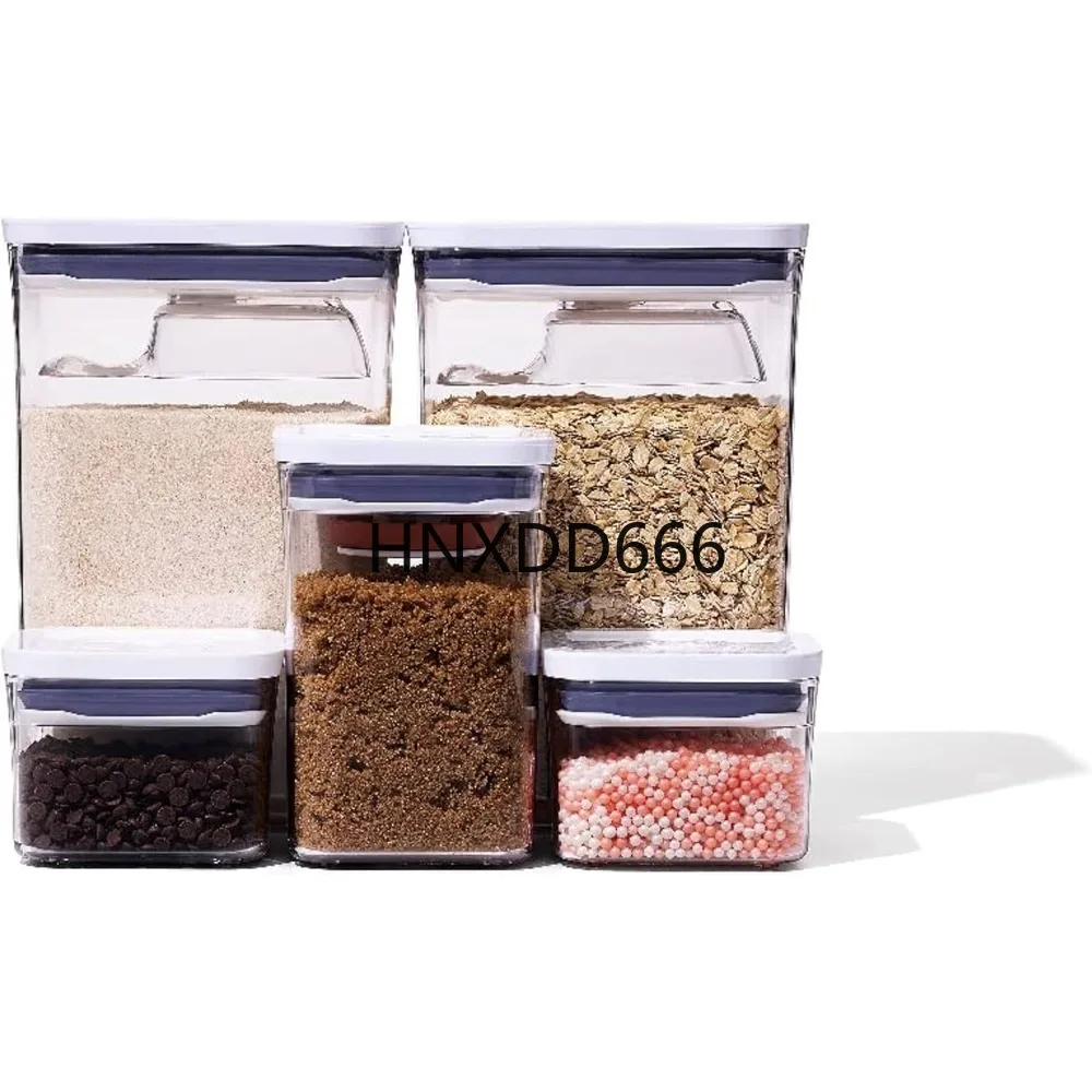 

8-Piece Baking Essentials Container Set, White, Food Storage Container