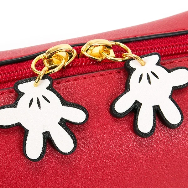 Disney Mickey mouse borsa cosmetica in peluche borsa lady pochette cartoon coin pu borsa porta carte mini borsa portaoggetti