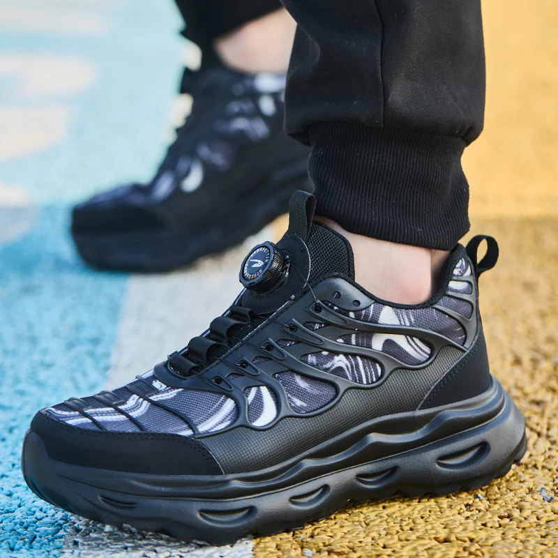 Safety Shoes Steel Toe Work Boots Men Slip Resistant Wear-resisting Comfort Insole All Day Anti-Puncture Protective Boots