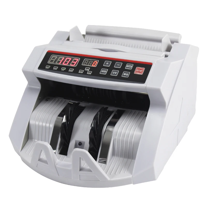 Cheap Cash Banknotes Money Counter For Paper & Polymer Currencies With UV/Mg/Ir Function Bill Counting Machine