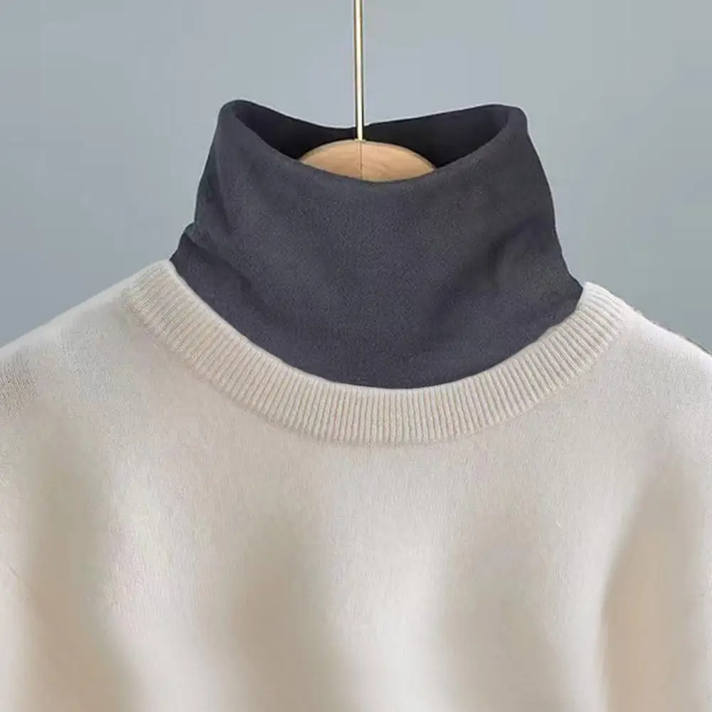 Reine Baumwolle Gefälschte Kragen Hemd Abdeckung Winter Stil frauen Basis Schicht Vielseitiges Zubehör Einfarbig Schal Damen Mode 1/4 stücke