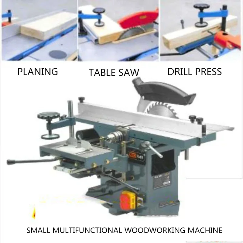 M310 Multifunctional Woodworking Tools Woodworking Planer Table Saw 220V Electric Planer Machine Tool Wood Seaming Machine