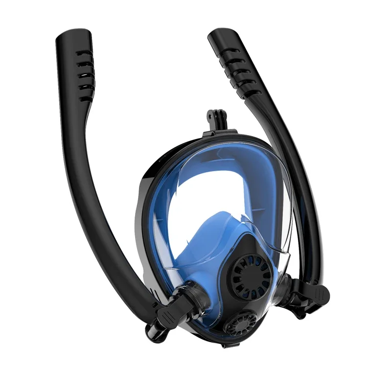 Hot Wholesale of New Products  diving mask and snorkel tube 360 degree  rotate snorkel mask set