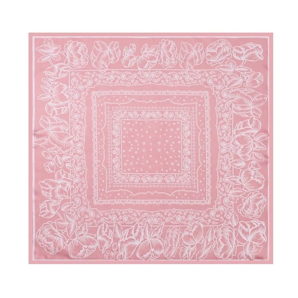 أزياء بيزلي طباعة باندانا وشاح المتضخم 70x70CM مربع هيرباند النمط الغربي الرقبة المعصم التفاف