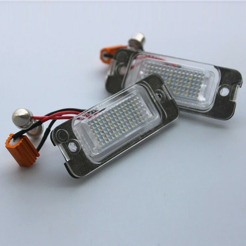 2X Car Led License Plate Light License Plate Light for Mercedes-Benz W163 W164 X164 ML GL