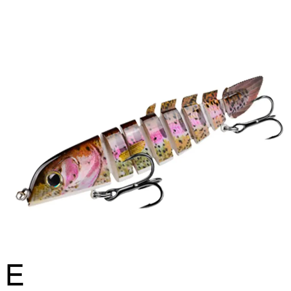 5.12in 21.8g iscas de pesca articuladas crankbaits swimbait afundando wobblers para pique truta baixo corrico isca dura artificial t e2y4