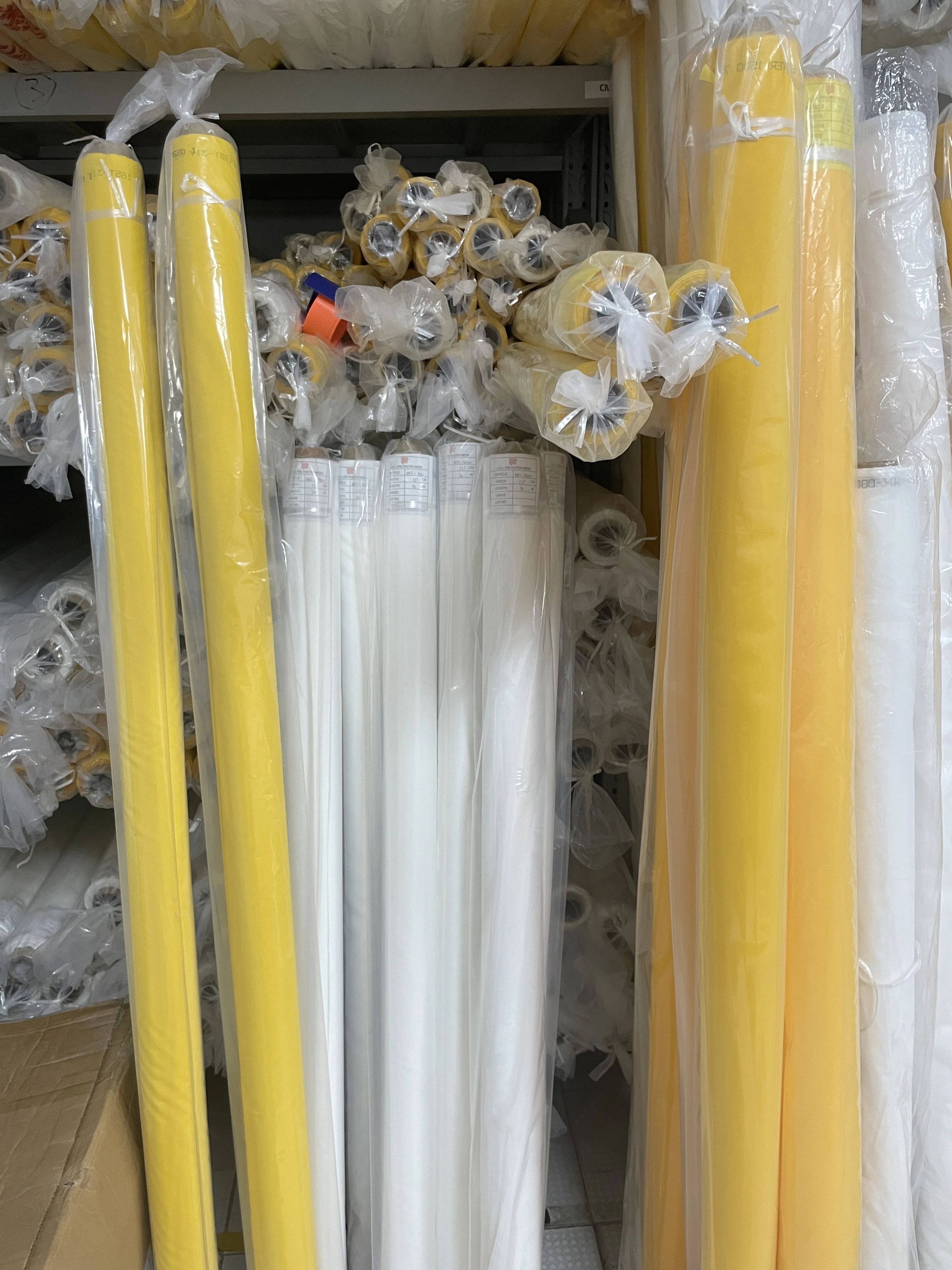 250 Mesh / 100T-40W-127CM 20 M Polyester Screen Printing Mesh Printing Material Screen Fabric