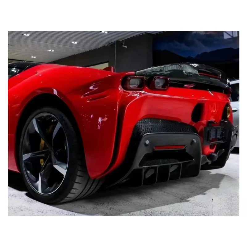 Dry Carbon Fiber OEM Style Body Kit Front Lip Rear Diffuser Side Skirts Rear Spoiler Exterior Mod Parts