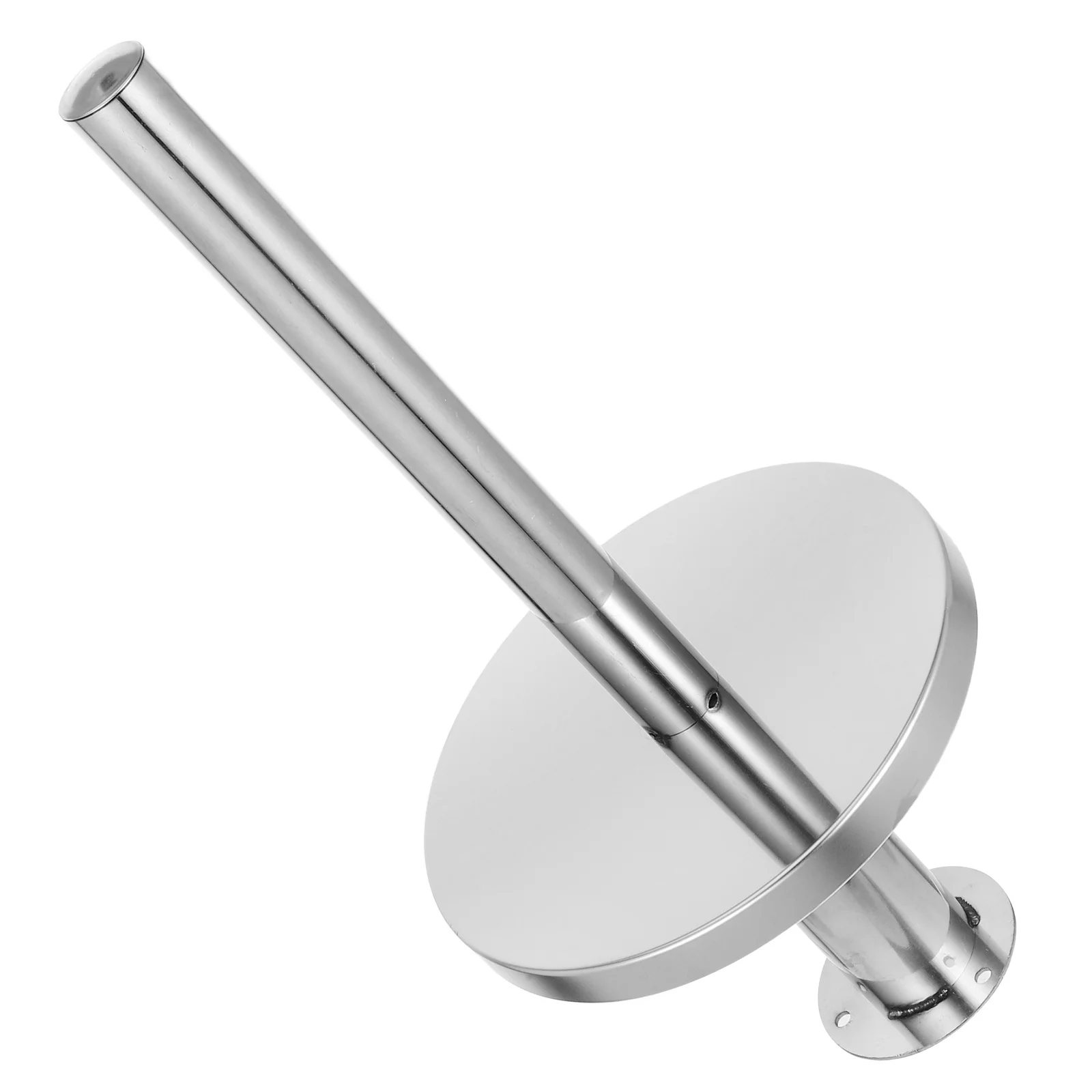 

Supermarket Roll Dispenser Holder Stainless Steel Shopping Stand Rack For Retail Stores Farmers Market Grocery Bag