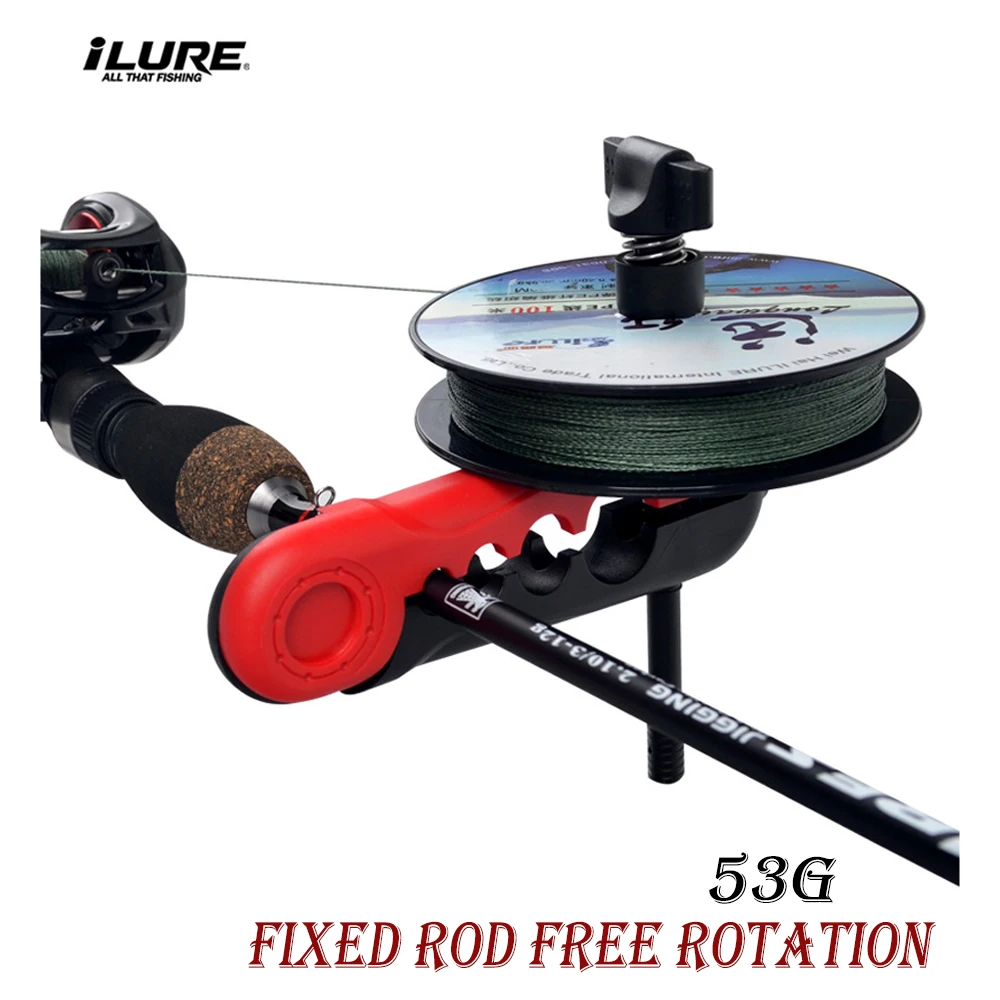 

ILURE Portable Fishing Line Winder Fishing Rod Spool Reel Simple Winder Winding Equipment Fishing Wheel Accessory Fishing Tackle