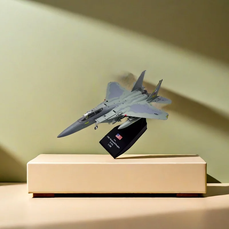 2024 New Diecast 1: 100 Scale F-15A Us Army Finished Aircraft Simulation Model Static Decoration Souvenir Gifts for Adult Boy