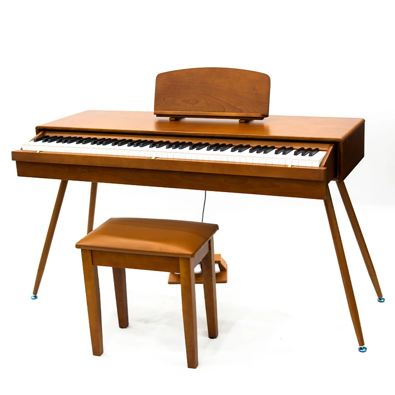 Professional Upright Drawer-Type 88 Key Hammer Action Digital Piano for Home & Stage