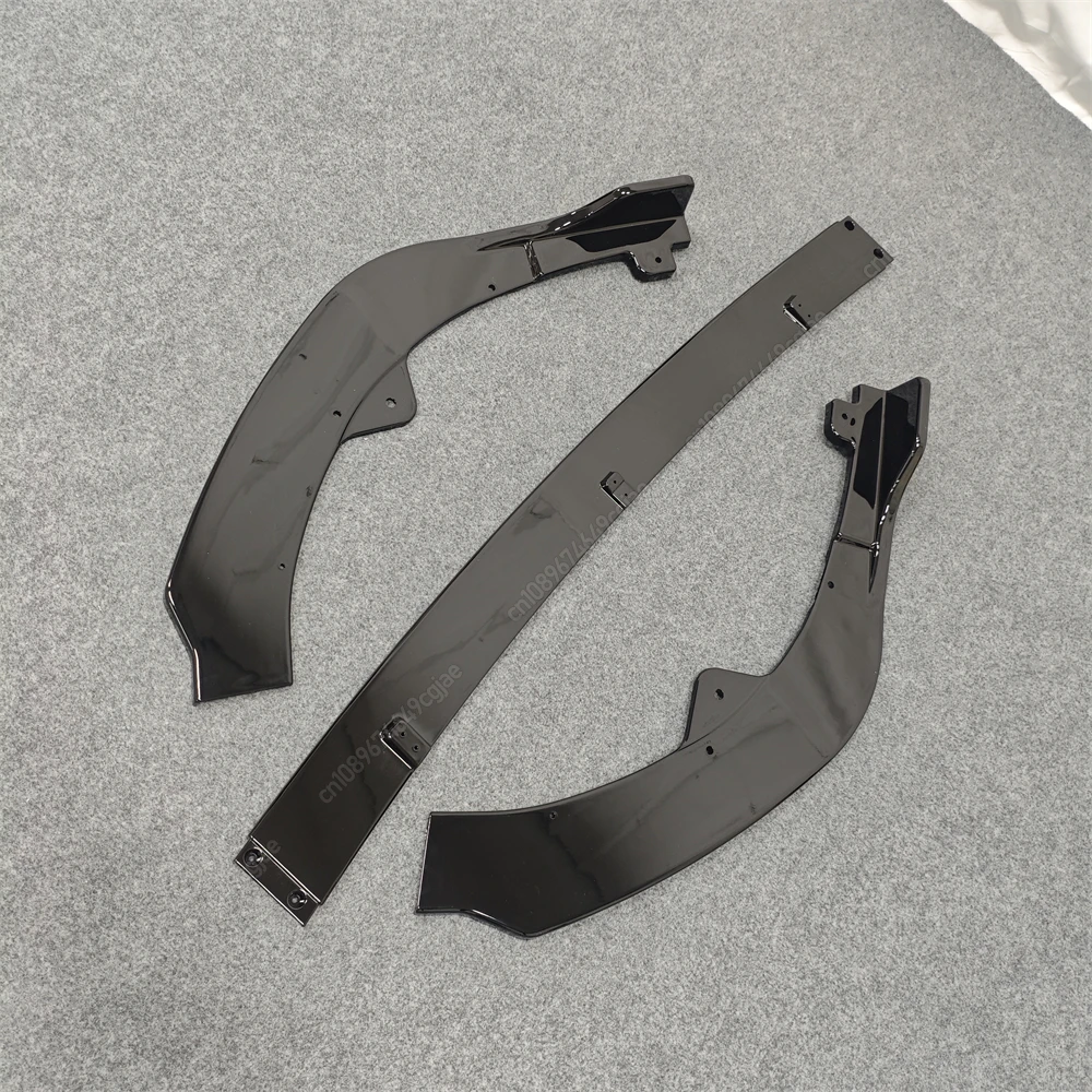 For Toyota Camry XV70 2021 To 2023 Sport Models Car Front Bumper Spoiler Lip Splitter Diffuser Guard ABS Gloss Black Kits Tuning