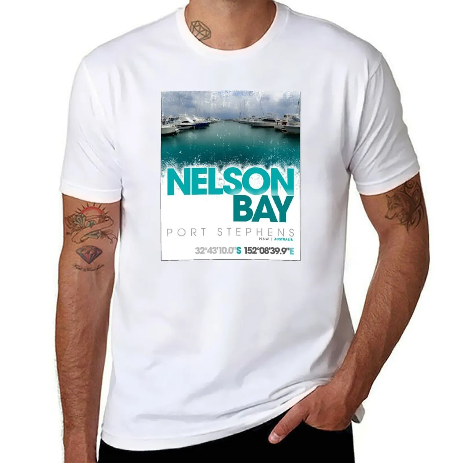 

Nelson Bay, Port Stephens, NSW - AUSTRALIA T-Shirt t shirt man cotton funny t shirts dark humor T-Shirt