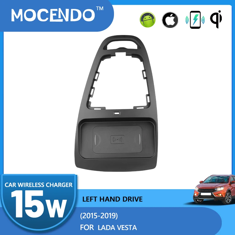 

Car Wireless Charger for Lada Vesta 2015-2019 Auto Accessories Compatible with Xiaomi iPhone Universal Phone Car Tools
