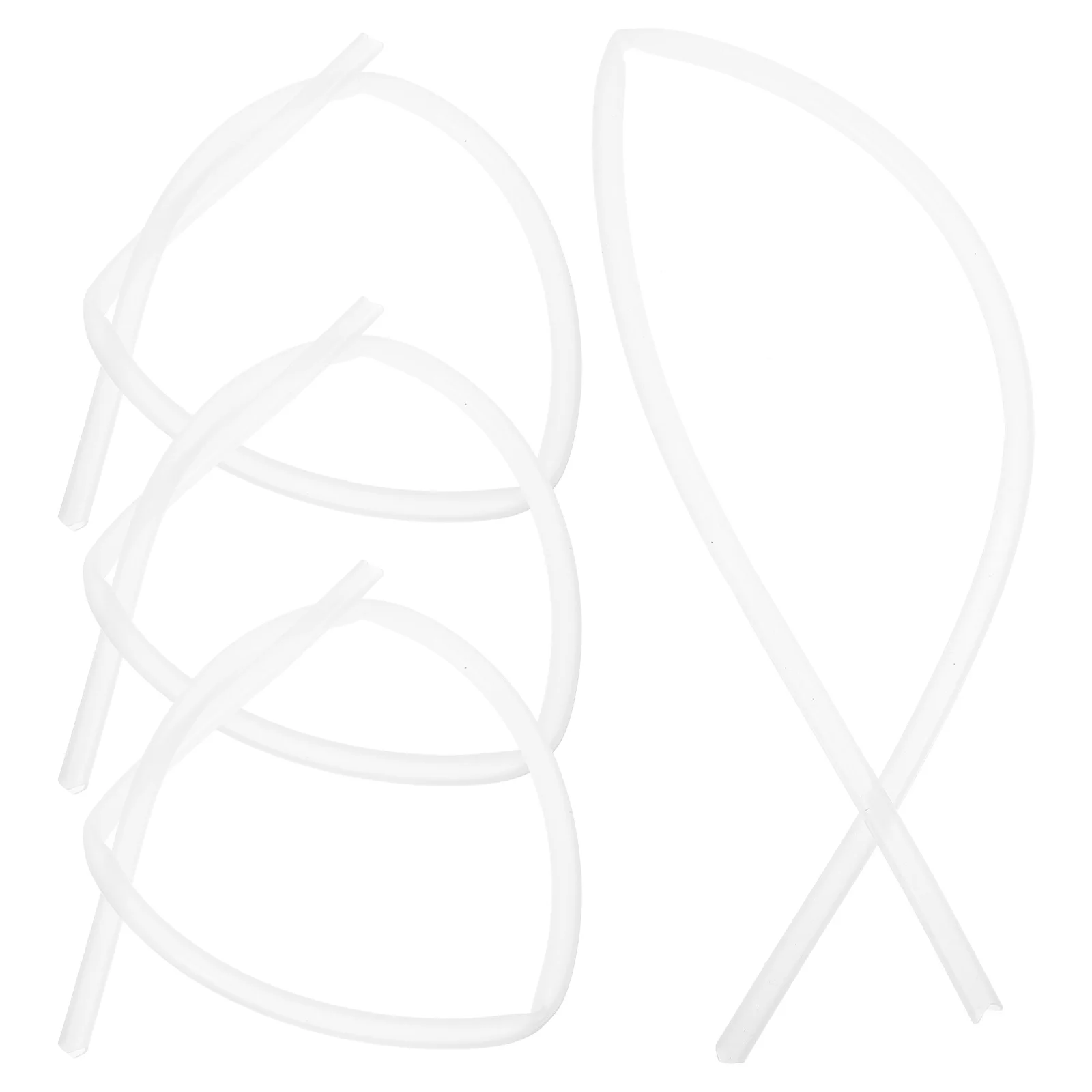 

4pcs Silicone Tubing Hose for Water Bottle Pump Replacement Electric Drinking Dispenser Parts Tube Soft Flexible