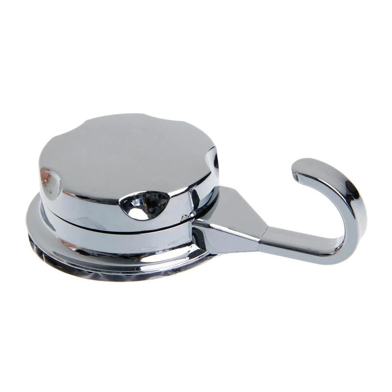 Chromed Suction Cup Kitchen Hooks for Towel Hooks Bathroom Wall Hook Vacuum Hook