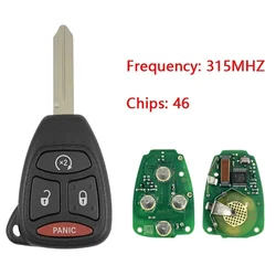 Cn087052 original 4-Tasten-Smart-Key für Dodge-RAM Durango Dakota 2012-2016 Remote-Head-Key pn 68026372ab/kobdt04a 2007 MHz 46-Chip