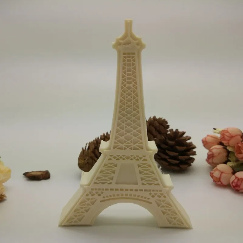 Diy Eiffel Tower Modeling Silicone Candle Mold Handmade Crafts Gypsum Clay Resin Making Tools Desktop Decoration Home Gifts