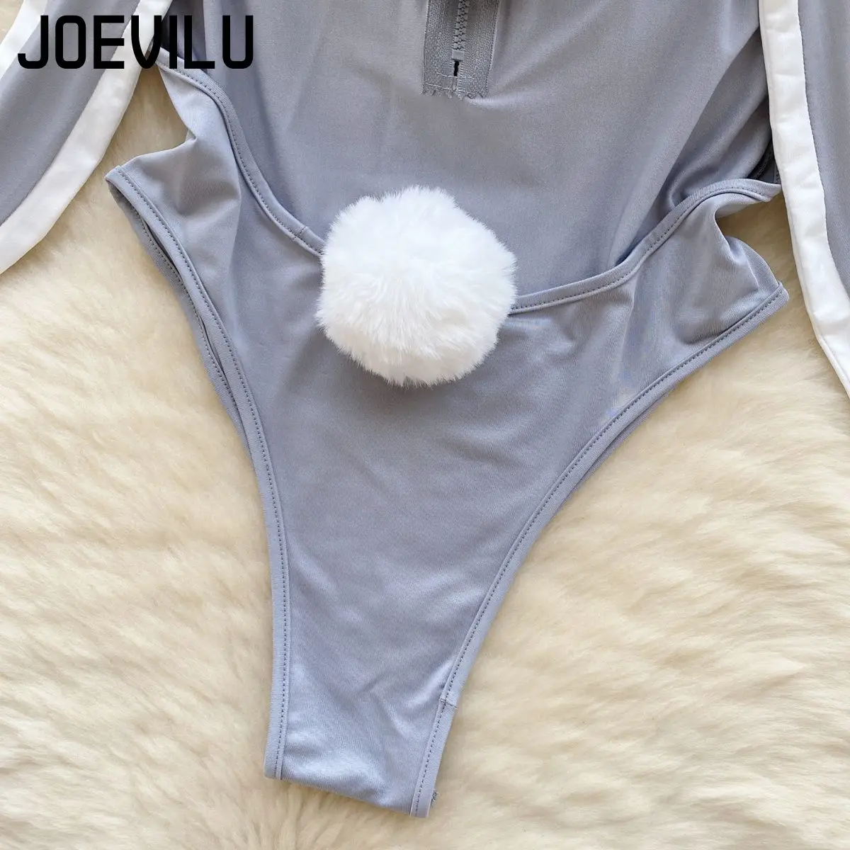 JOVEILU مثير المثيرة مقنعين ارتداءها الأرنب دور اللعب موحدة عارية الذراعين السيدات سر زي الصيف تاريخ الحفلات منامة مغر