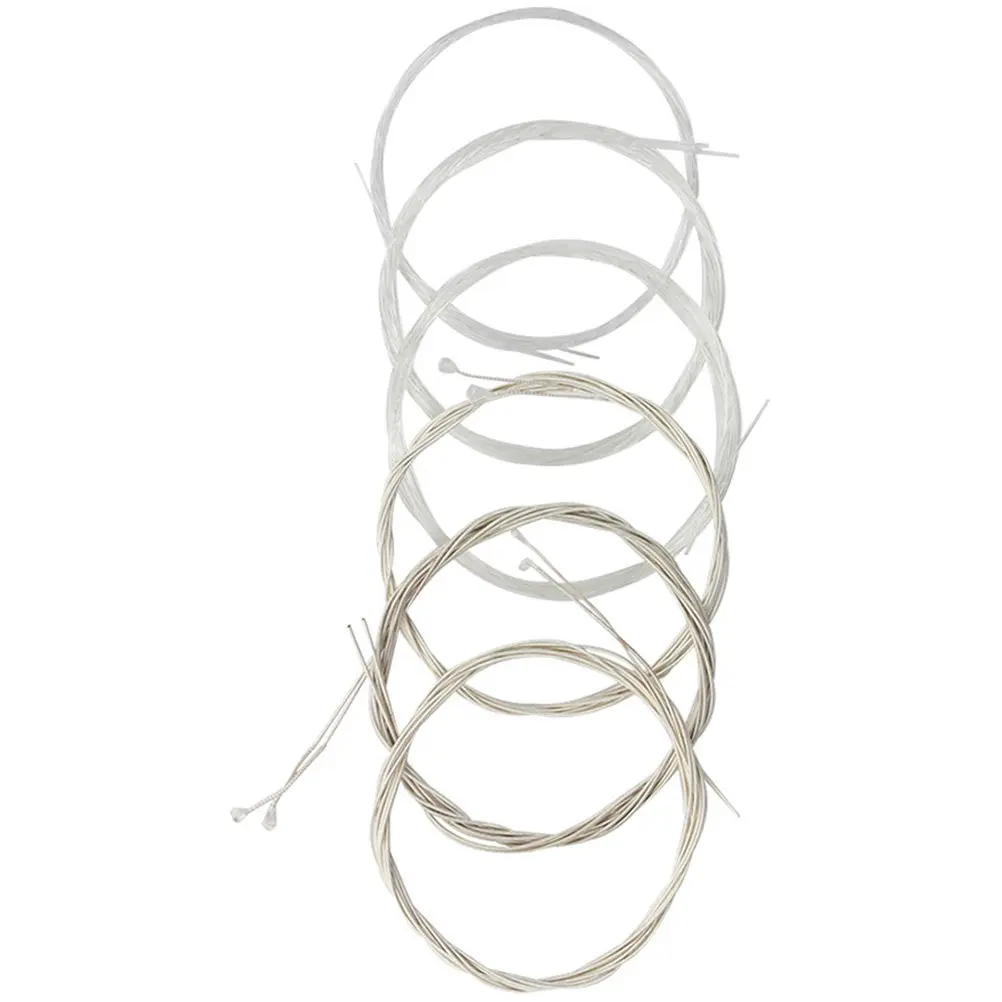 

6 шт. профессиональных нейлоновых струн для уда, сменные струны с чистым звуком, прочный набор струн для музыкальных инструментов, аксессуары для музыкантов