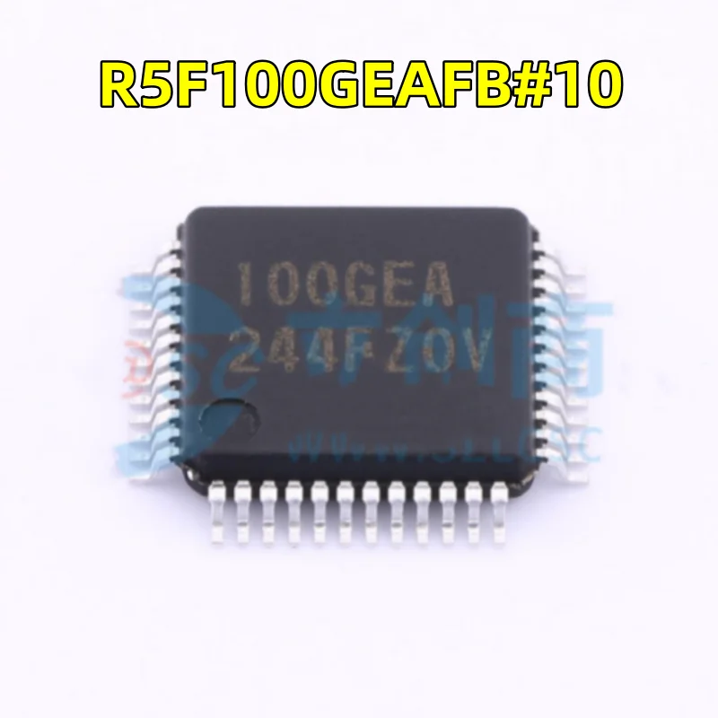 5-10 0 PCS / LOT New R5F100GEAFB # 10 screen print 100 GEA package LQFP-48 MCU microcontroller chip