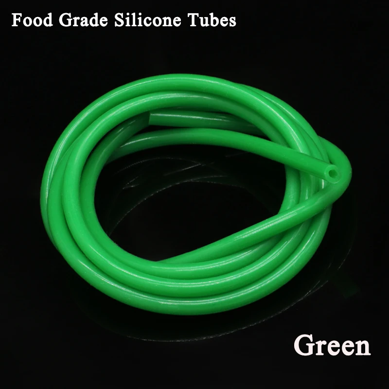 

1~10M Green Food Grade Silicone Tube Rubber Hose ID0.5~32mm Flexible Aquarium Air Irrigation Pipes Water Connector Garden Hoses