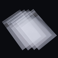 100pcs Transparent Frosted Opp Bag Self Adhesive Seal Plastic Bags for Jewelry Packaging Retail Bag Storage Bags Gift Pouch