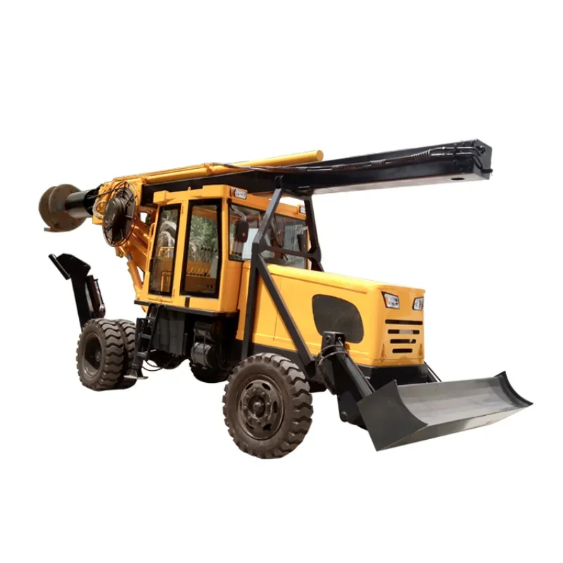 YGYG Low Price Diesel Tractor Rotary Hammer Drill Machine Crawler Hydraulic Ground Screw Pile Electric Driver For Sale