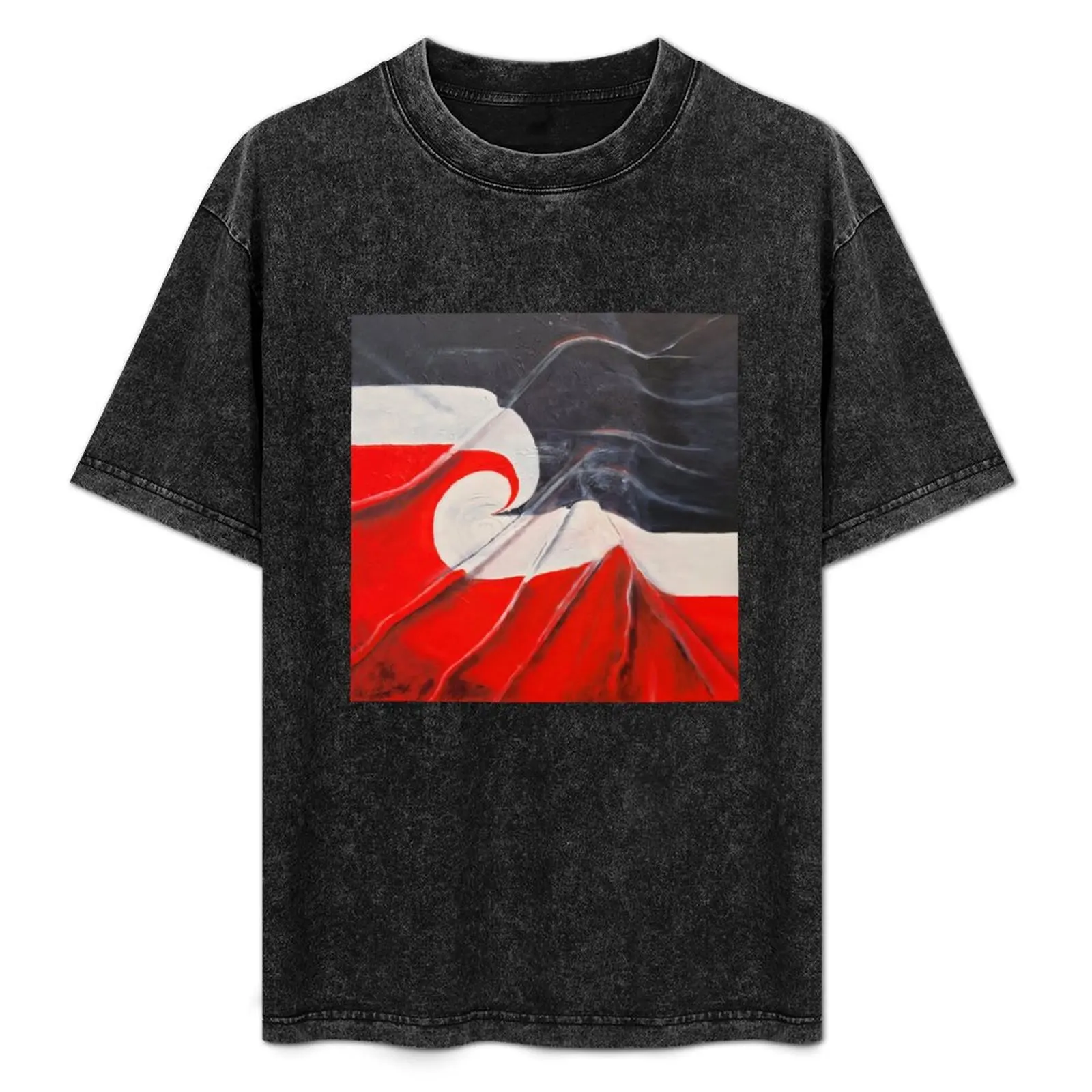 

Maori Flag - Tino rangatiratanga T-Shirt Simple Casual Short Sleeve Cotton T-Shirt