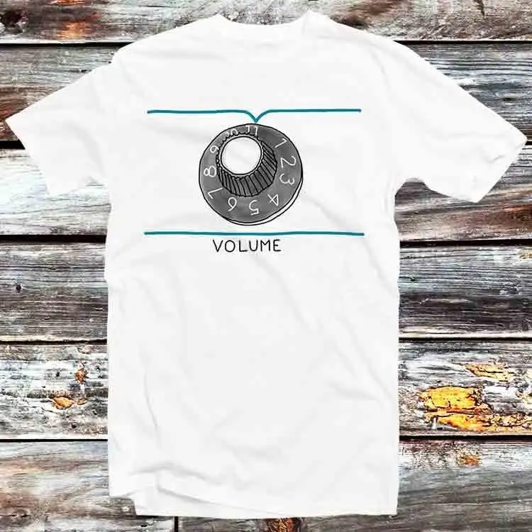 Crank It To Eleven Volume Bar Safe T Shirt Vintage Retro Cool Cartoon Anime Top B931