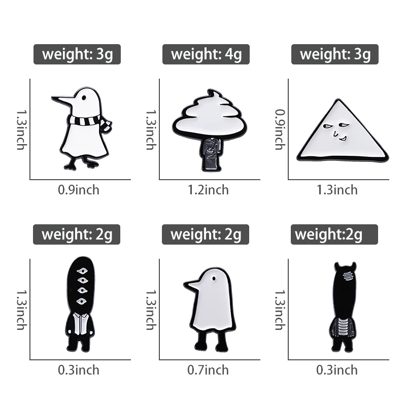 Cartoon Oyasumi Punpun Enamel Pins Custom Lovely Bird Animal Badge Backpack Lapel Gifts Goodnight Punk Brooch Jewelry Accessory