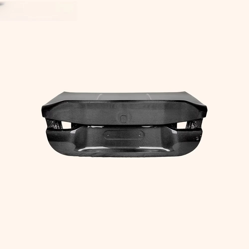 For M4 G82 2020-24 2 Door Coupe Ducktail Carbon Fiber Rear Trunk Boot Lid 4