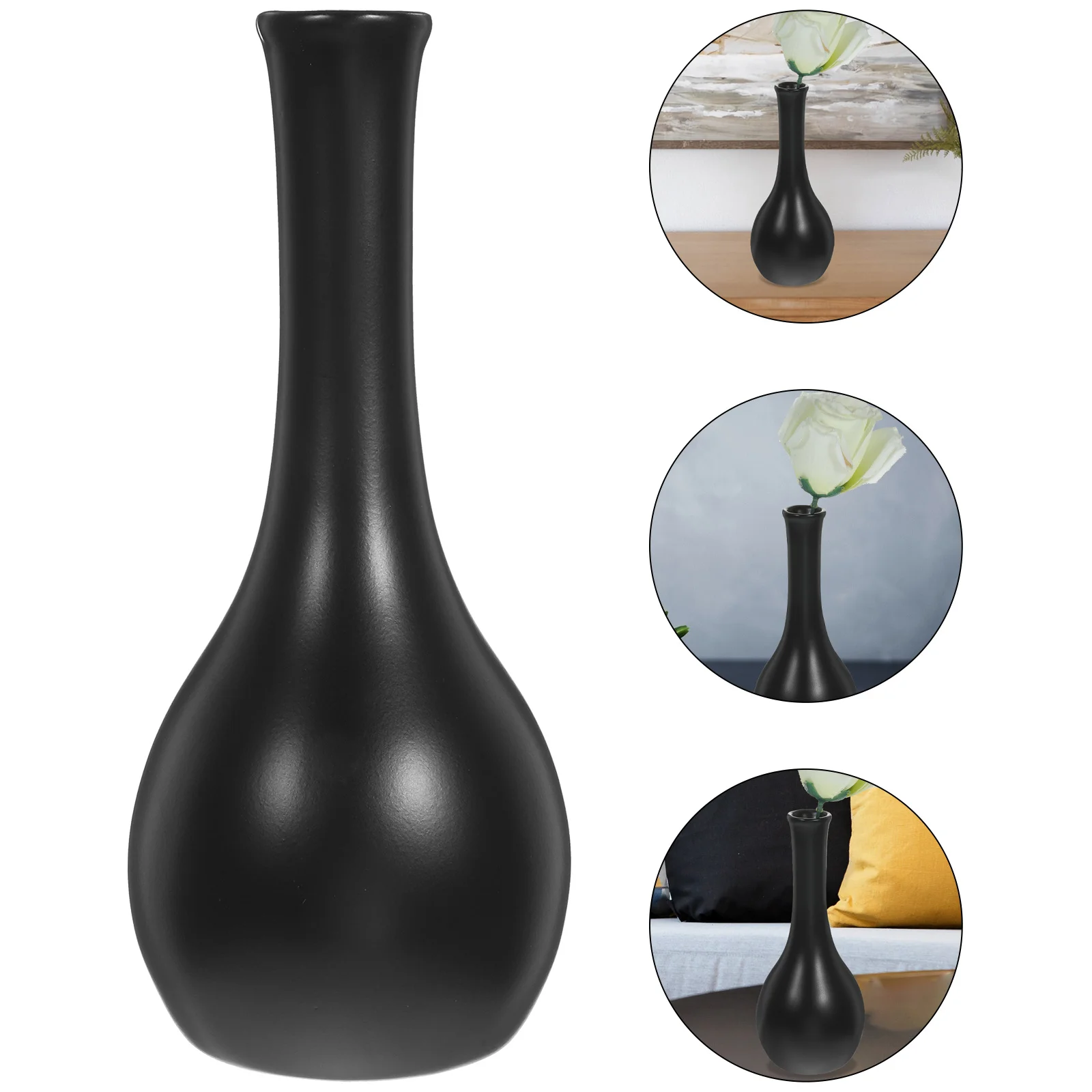 

Simple Ceramic Vase for Flower Arrangement Desktop Table Decor Home Decoration Nordic Style Plant Holder Dried Flowers Display