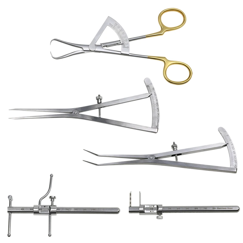 

Autoclavable Dental Orthodontic Sliding Caliper Chin Indicator Dental Implant Ruler Caliper Measuring Scale Dentistry Instrument