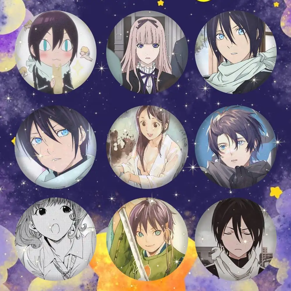 A-anime N-Noragami-I Anime Round Badges, Brooches, Clothing Accessories, Birthday Gifts, Anime Conventions