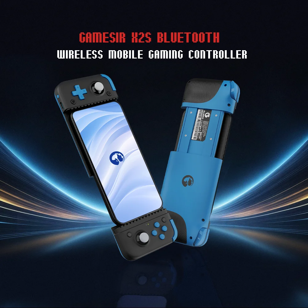 

Игровой контроллер GameSir X2s Bluetooth для мобильных устройств iOS, Android и ПК, с джойстиками и триггерами на датчиках Холла