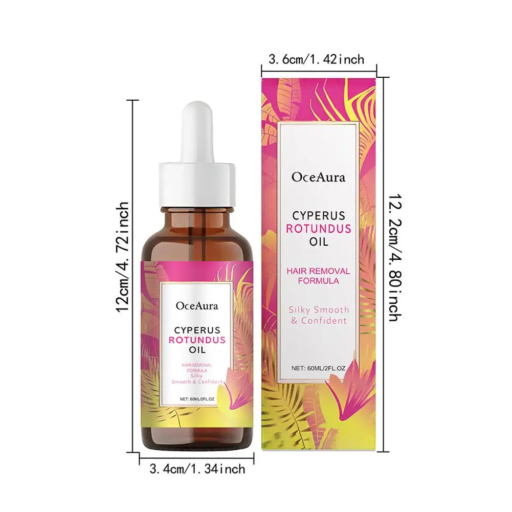 كريم إزالة الشعر الطبيعي تليين الذراع الساق الإبط نمو الشعر تأخير مزيل الشعر الخفيف تعزيز الجلد الناعم بعد الحلاقة النفط 60 مللي #6