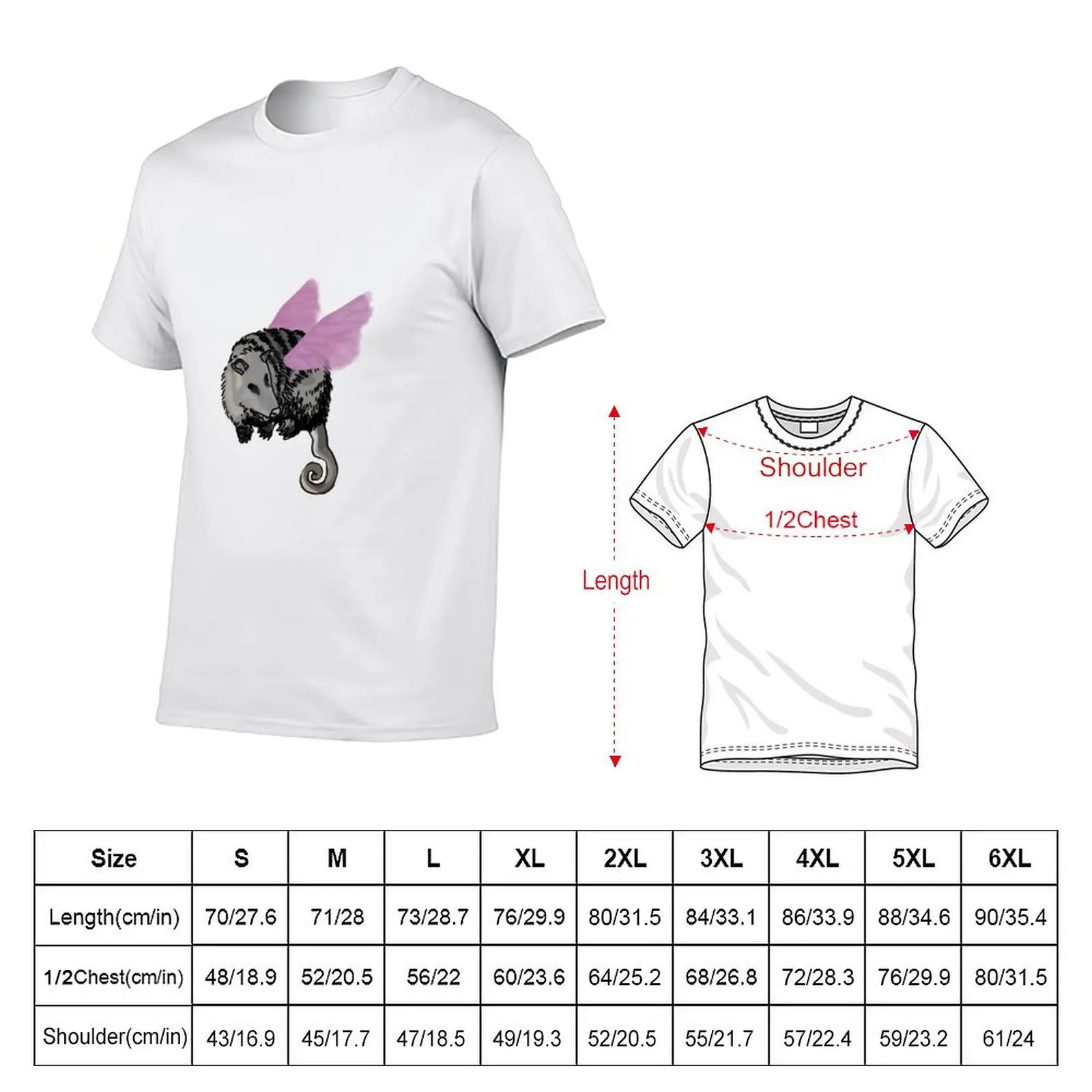 Possum Fairy! T-Shirt men t shirt cotton 100% t shirts for man graphic vintage T-Shirt