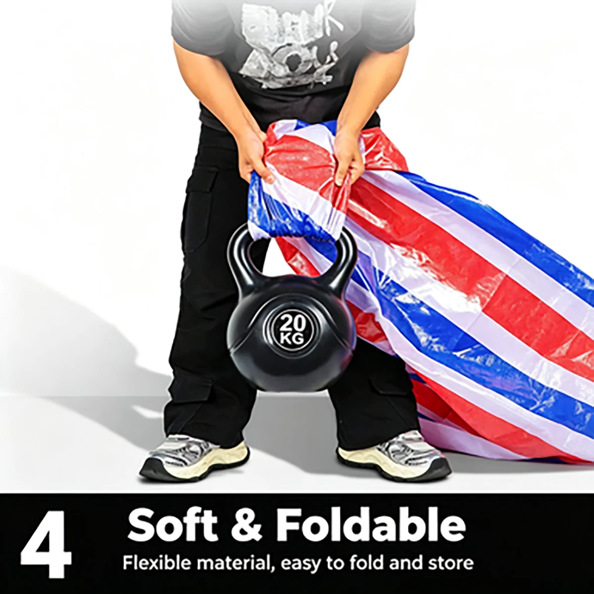 Waterproof Red White Blue Stripe Tarpaulin Thickened PE Tarp Outdoor Truck Garden Shelter Dust Cover Tear Resistant