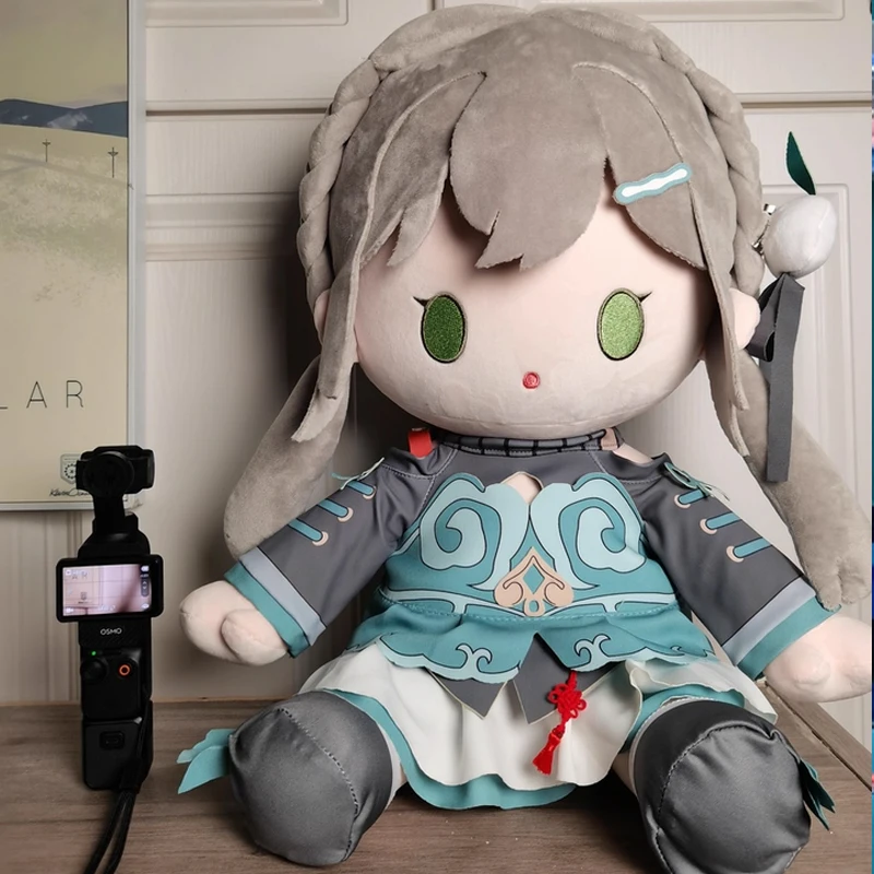 

Game Game Honkai Star Rail Qingque Plush Doll Stuffed Sitting Toy Plushie Anime Cartoon Soft Hugging Pillow Figure 40cm Large