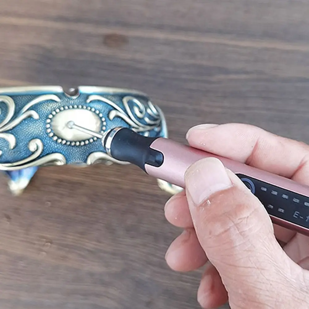 

3 Speed Regulation Engraving Pen Set Fine Carving Rechargeable Small Electric Grinder Portable Low Noise Electric Polishing Pen