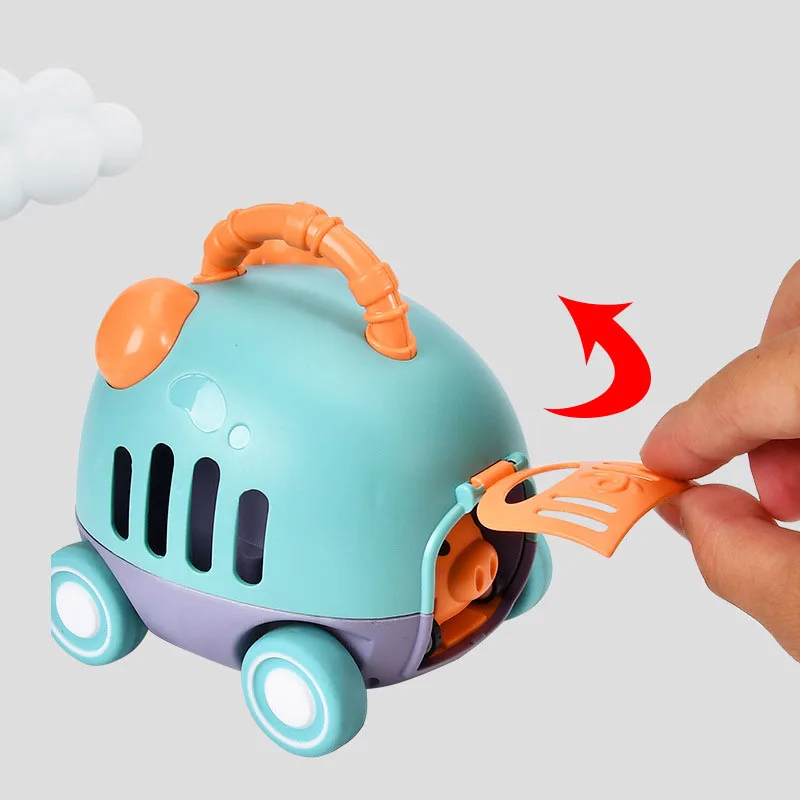 Bambini Animale Catapulta Auto Giocattoli Cartone Animato Simpatico Maialino Auto Presse Scivolare Bambini Inerzia Piccola Auto Divertimento Giocattoli Interattivi