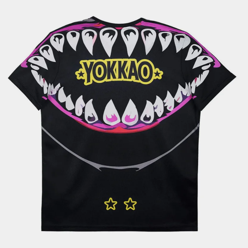 تي شيرت Muay Thai كاجوال YoKKAO رياضي بأكمام قصيرة مطبوع ثلاثي الأبعاد بأكمام قصيرة يسمح بمرور الهواء ومريح