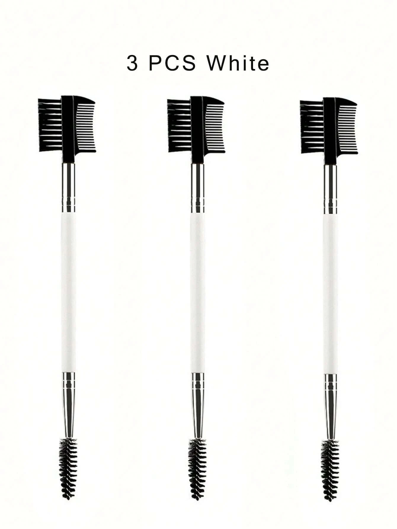 1/2/5PCS 3 Testa Sopracciglio Ciglia Shaper Doppia Testa Pennello Trucco Strumento di Toelettatura Cosmetico Con 3 Diversi Spazzole Spoolie